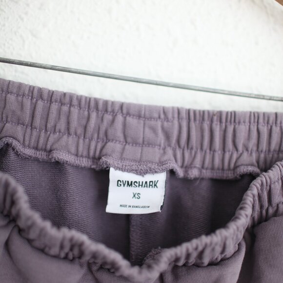 Gym Shark lavendar purple gains patch  sweats sweatpants womens XS - Picture 2 of 7